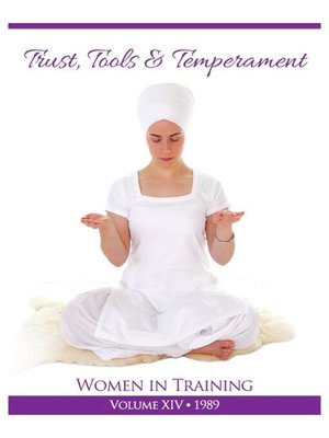 cover image of Trust, Tools and Temperament
